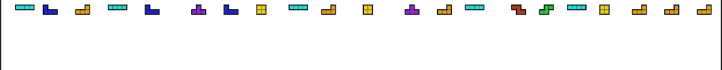 Animated tetromino tiling